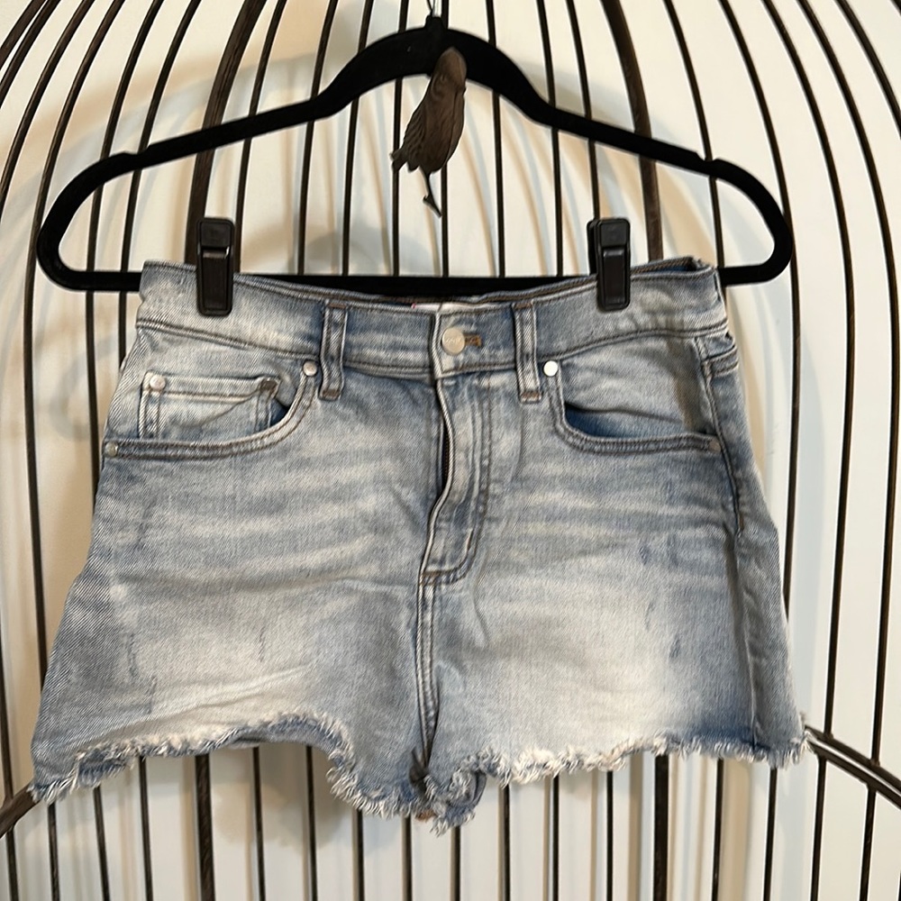 PINK denim shorts